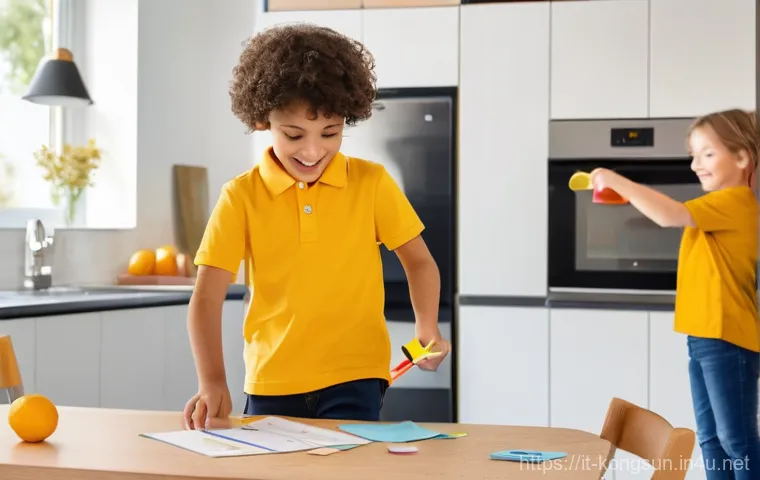 콩순이의 학습지 활용법 - **Prompt 2: Collaborative Learning Adventure at Home**
A heartwarming, candid shot of a family e... 콩순이의 학습지 활용법 - **Prompt 2: Collaborative Learning Adventure at Home**
A heartwarming, candid shot of a family e...