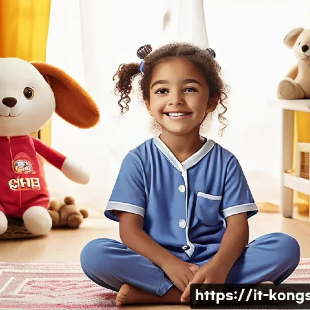 콩순이 굿즈 - **Prompt 1: Imaginative Play with New Mascots**
"A heartwarming scene inside a cozy, sunlit Ital...
