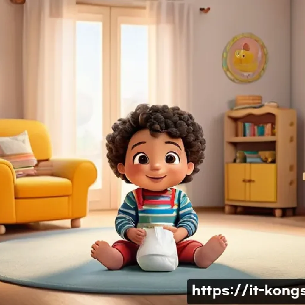 콩순이 관련 대중의 반응 - A vibrant and colorful educational children&rsquo;s television show scene set in a cozy Italian family liv...