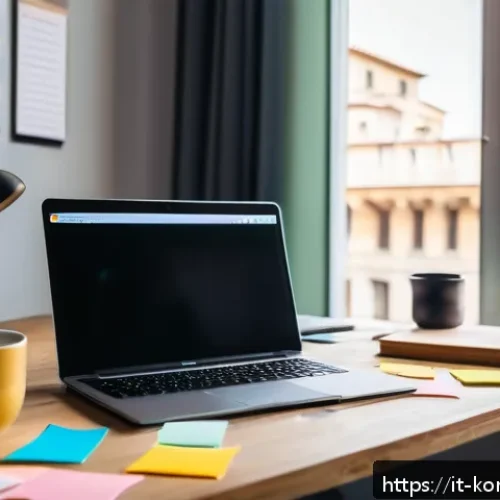 콩순이 콘텐츠 크리에이터 지원 - A modern content creator workspace in a bright Italian apartment, featuring a young adult sitting at...